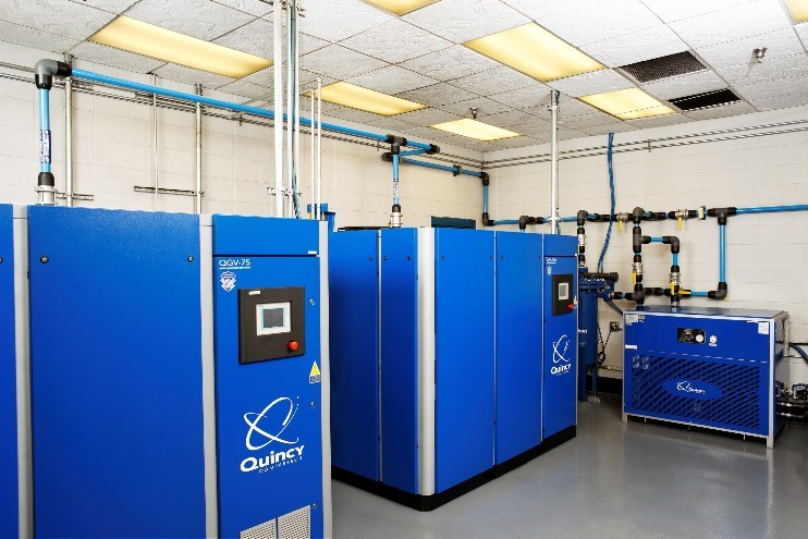 昆西250KW螺桿空壓機用于生物發酵