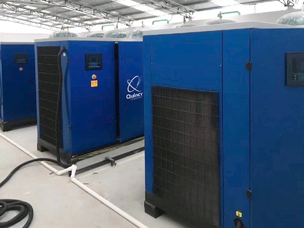 昆西280KW螺桿壓縮機應用垃圾焚燒發電行業